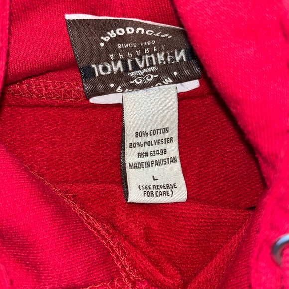 Custom Red OTF Hoodie. Large - Picture 5 of 6